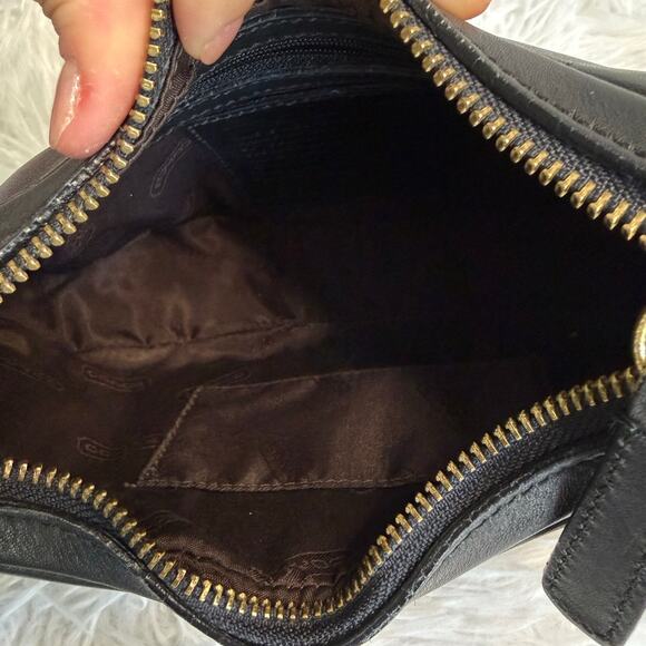 y2k COACH Vintage 2002 Legacy Top Zip West Hobo Shoulder Bag Black - Picture 7 of 9